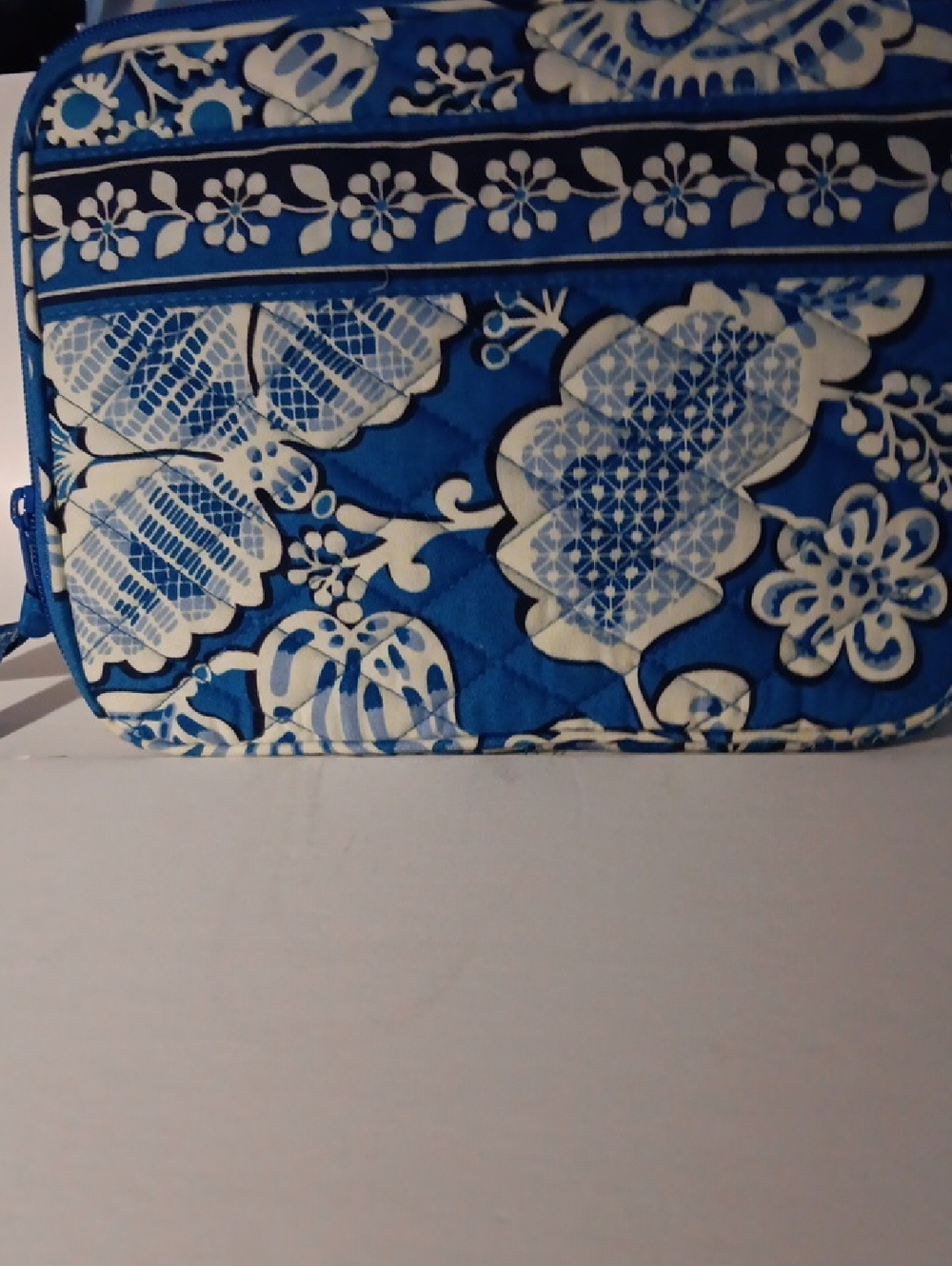 Vera Bradley Blue and White Quilted Floral Tablet Case